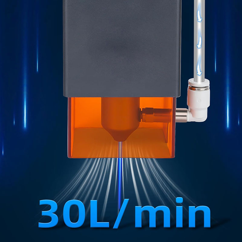 CNC 30L/Min Laser Air Assist P - Industrial Laser Engraver review and price