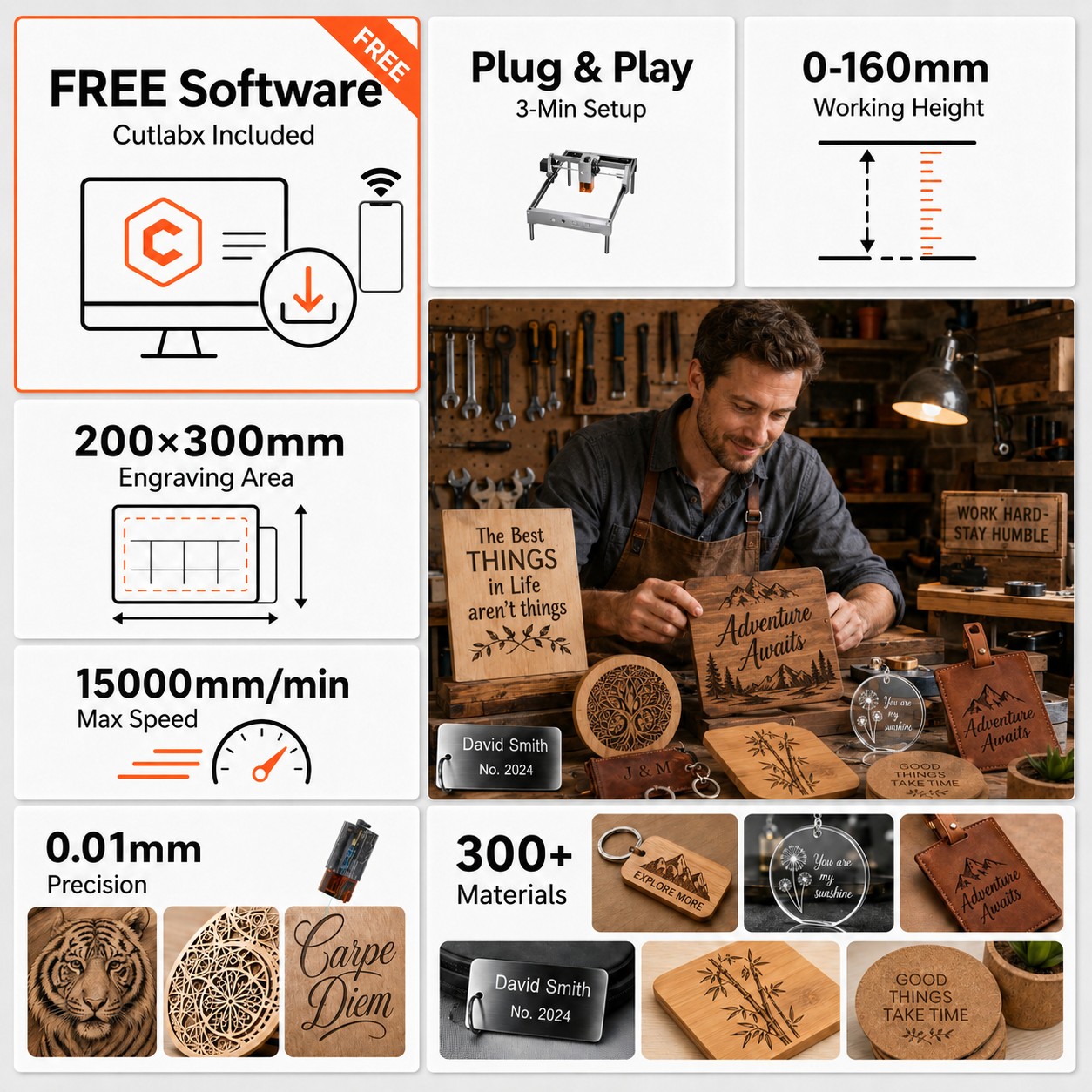 Carverall K15 Pro Laser Engrav - Industrial Laser Engraver review and price